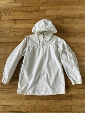 Vintage White Stag Cotton Anorak Pullover Hooded Jacket 50s 60s Talon Zip